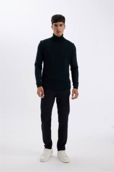 بلوفر تريكو سليم فيت هاي كول