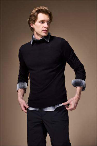 Slim Fit Triko Kazak