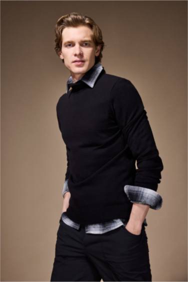 Slim Fit Triko Kazak