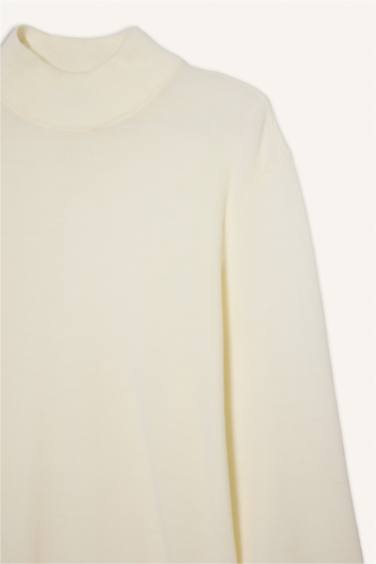 Slım Fıt Triko Kazak - Görsel 5