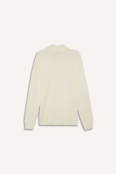 Slım Fıt Triko Kazak - Görsel 6