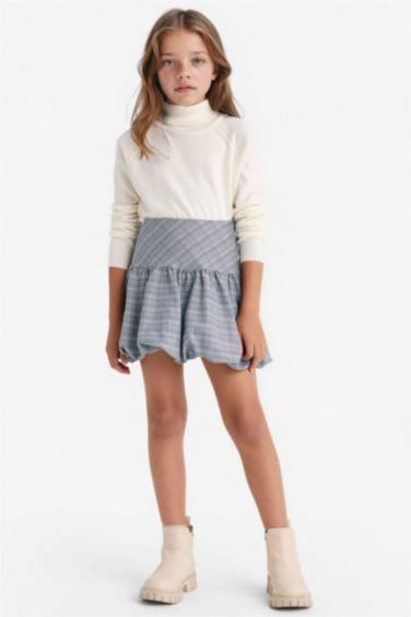 Girl Regular Fit Turtleneck Pullover