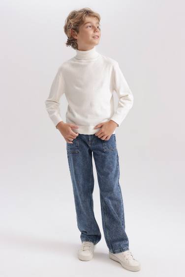 Водолазка приталенного кроя для мальчиков