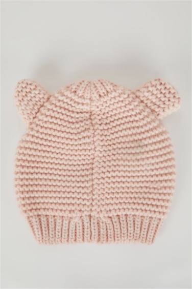 Baby Girl Pompom Knitwear Beret