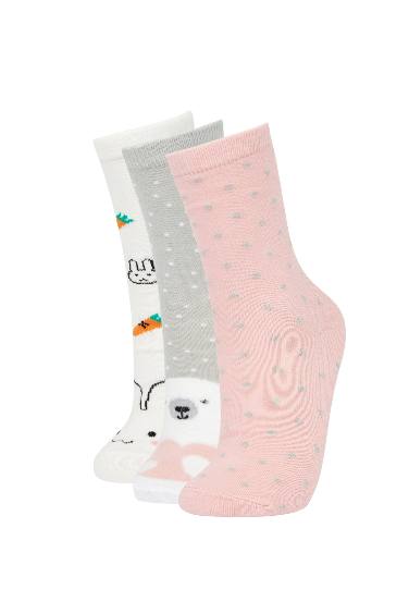 Women's Cotton 3 Pack Long Socks