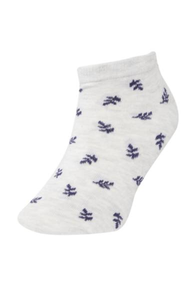 Patterned 3 Pack Booties Socks