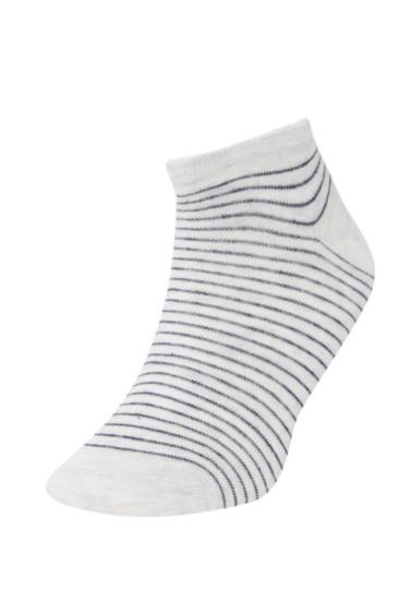 Patterned 3 Pack Booties Socks