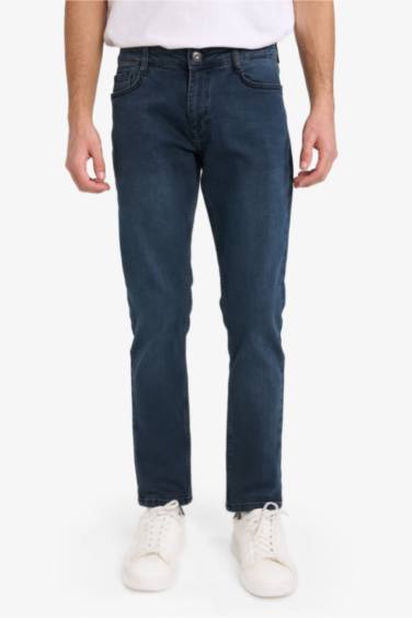 Pedro Slim Fit Dar Kalıp Normal Bel Dar Paça Jean Pantolon