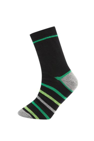 Boys Cotton 5 Pack Long Socks