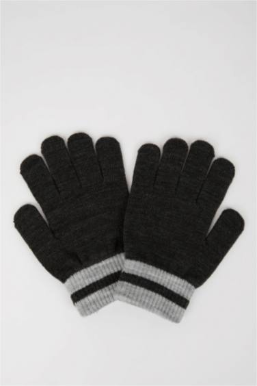 Erkek Çocuk Baskılı Triko Eldiven