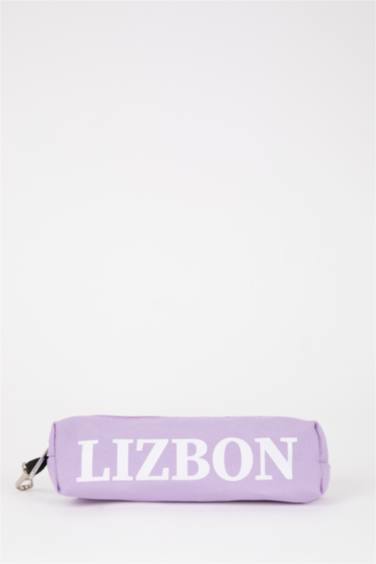 Unisex Su İtici Baskılı Sırt Çantası ve Kalemlik