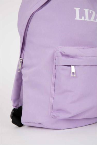 Unisex Su İtici Baskılı Sırt Çantası ve Kalemlik