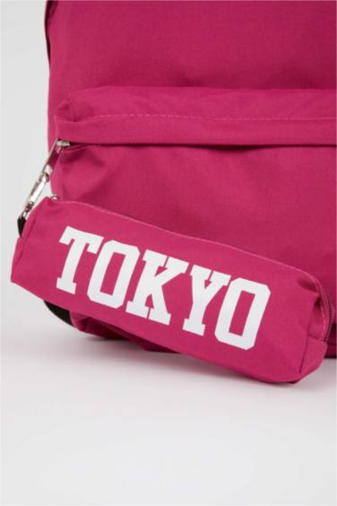 Рюкзак и пенал водоотталкивающий унисекс, Школьная коллекция