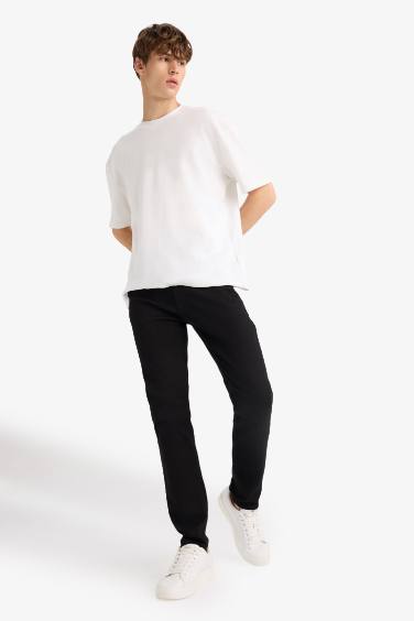 Pedro Slim Fit Dar Kalıp Normal Bel Dar Paça Jean Pantolon
