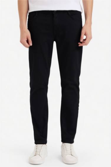 Pedro Slim Fit Dar Kalıp Normal Bel Dar Paça Jean Pantolon