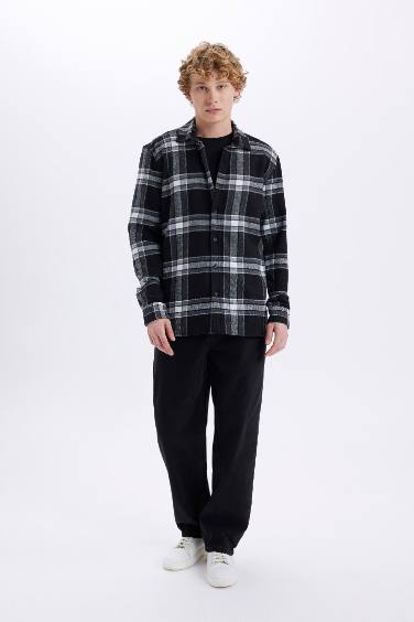 Regular Fit Woodcutter Plaid Long Sleeve Shirt