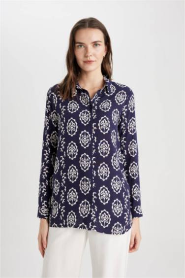 تونيك قصة فضفاضة بياخة قميص