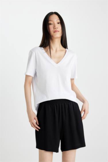 Paperbag Fit Belmando High Waist Wide Leg Shorts