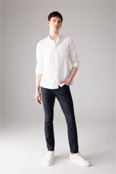 بنطلون سادة سليم فيت