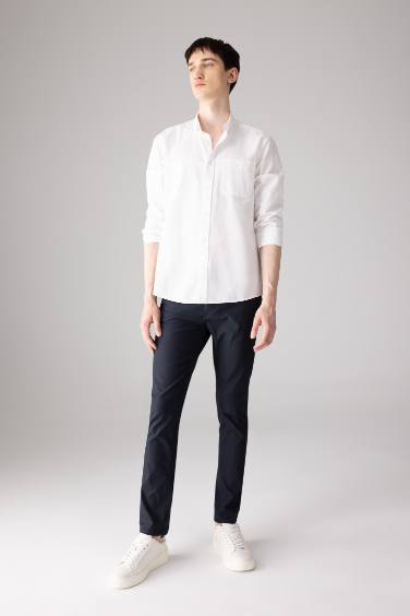 بنطلون سادة سليم فيت