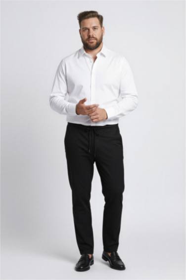 قميص ردن طويل محردن سليم فيت بياخة بولو