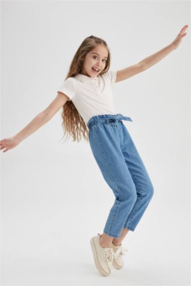 Girl Carrot Fit Jeans