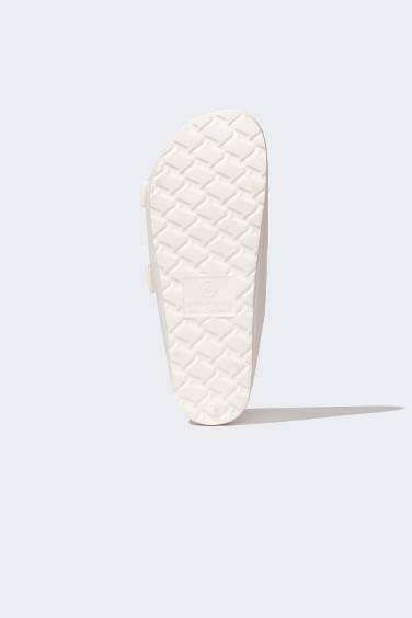 Double Band Buckled Slippers