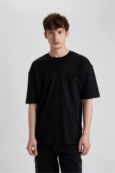 Oversize Fit Cotton Heavy Fabric Basic T-Shirt