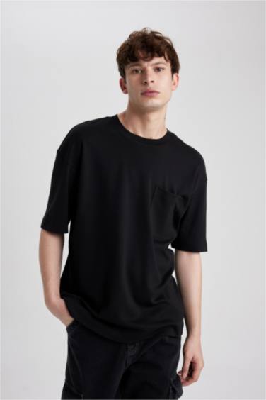 Oversize Fit Cotton Heavy Fabric Basic T-Shirt