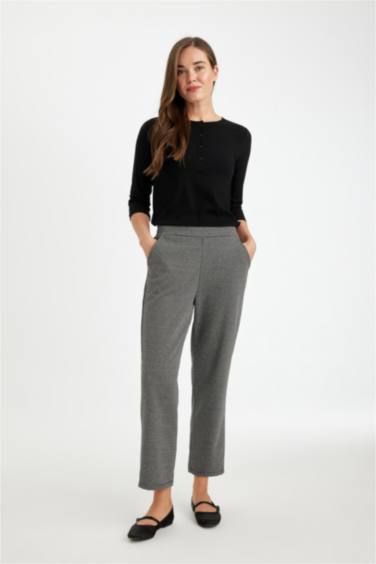 Jogger Pantolon Desenli Cepli Beli Lastikli