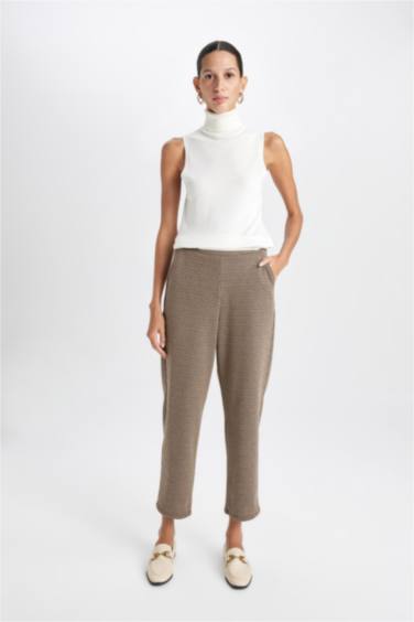 Jogger Pantolon Desenli Cepli Beli Lastikli