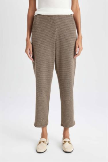 Jogger Pantolon Desenli Cepli Beli Lastikli