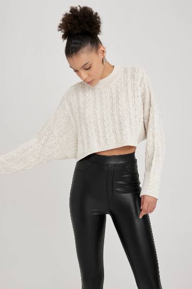 Regular Fit Bisiklet Yaka Triko Kazak