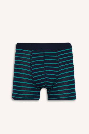 Regular Fit Çizgili 3'lü Boxer
