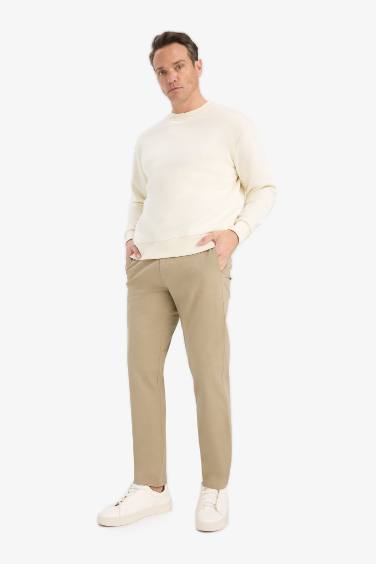 Relax Fit Basic Soft Inside Thick Sweatshirt