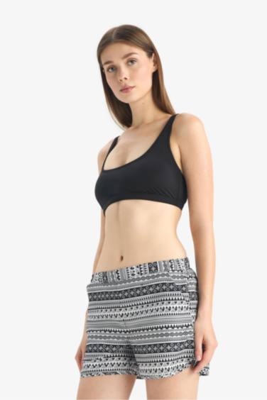 Fall in Love Ethnic Patterned Swim Shorts