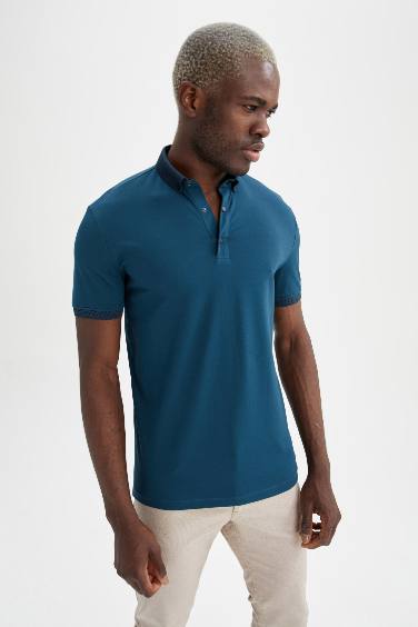 Slim Fit Short Sleeve Polo Shirt