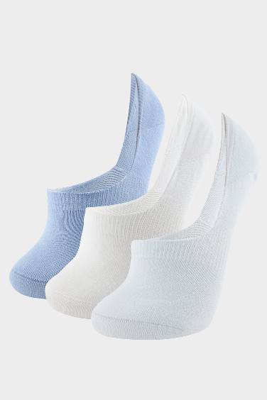 Lot de 3 Chaussettes invisibles en coton pour femme