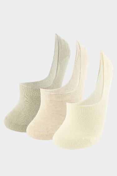 Woman Basic 3 piece Cotton Babet Socks