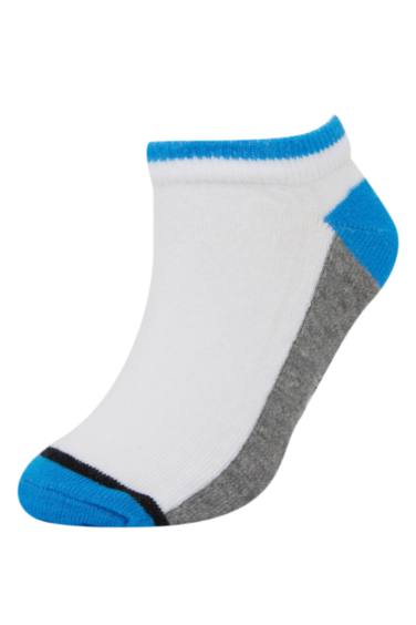 Короткие носки с принтом для мальчиков, 5 пар