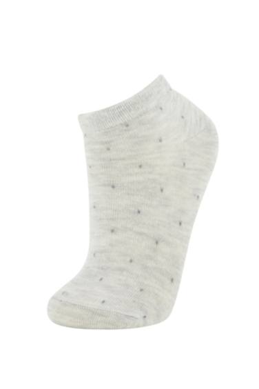 Women 5 Pack Cotton Booties Socks