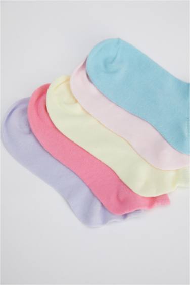 Girls 5 Pack Booties Socks