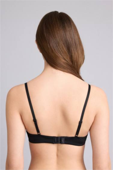 Kaplı Pedli Tişört Bra - Görsel 5