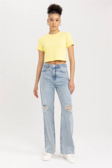 تيشيرت سليم فيت نص ردن