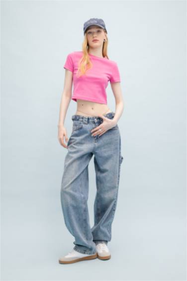 تيشيرت نص ردن سليم فيت