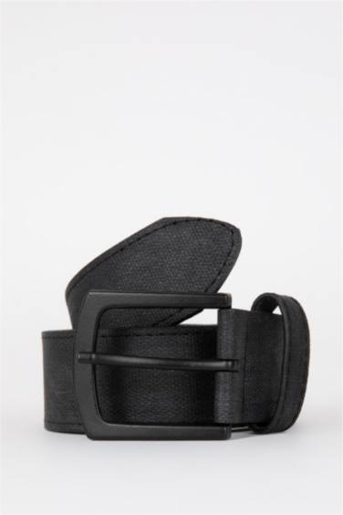 Men's Faux Leather Jean Belt