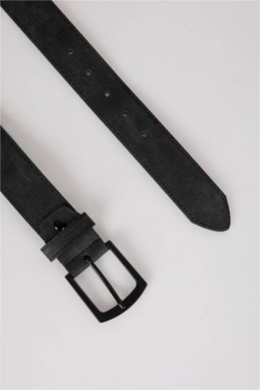 Men's Faux Leather Jean Belt