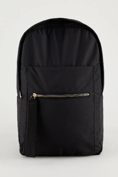 Women's Zipper Detailed Backpack