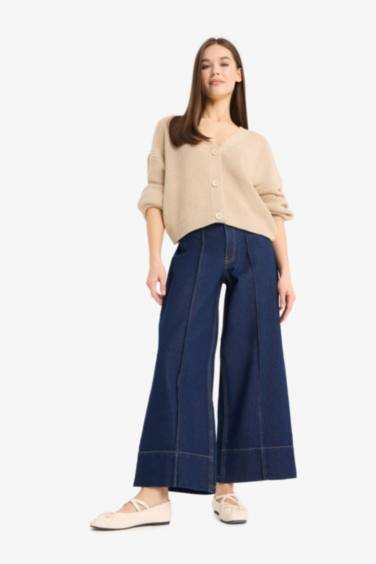 Regular Fit V-Neck Knit Cardigan