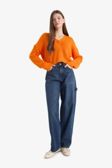 Regular Fit V-Neck Cardigan